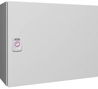Rittal KX 1576.000 Coffret dinstallation, Boîtier mural 380 x 300 x 155 Tôle dacier gris clair (RAL 7035) 1 pc(s)