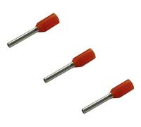 RITTAL Lot de 500 embouts de câble en vrac 22 AWG Longueur 8 mm Turquoise