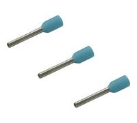 RITTAL Lot de 500 embouts de câble en vrac 24 AWG Longueur 8 mm Bleu clair