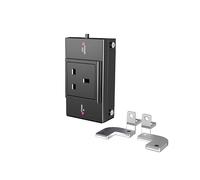 Rittal Prise pour armoire électrique, SZ 2500.712, gris clair, 1 pièce.