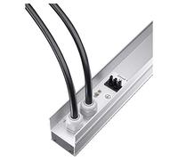 Rittal PSM - Rail d'alimentation 1 x triphasée 16 A 7 steckplã ¤ tze CEE Convient pour H 2000 mm
