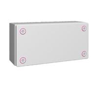 Rittal Coffret d'installation KX 1504.000 – Boîtier mural 400 x 200 x 120 – Tôle d'acier gris clair