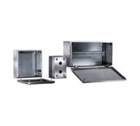 RITTAL Rittal Boîtier de bouton-poussoir en acier inoxydable IP66, pour 1 bouton d=22,5 SM 2384.010 Quantité:1