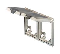 RITTAL Rittal Cadre d'encastrement double avec clapet métallique SZ 2482.330 Quantité:1