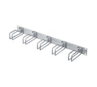 Rittal Panneau de gestion de câbles 1 HE 7257.200 – Support acier RAL 7035, 5 guides 40×50