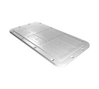 Rittal AX 2577.100 Plaque de Bride (L x l) 221 mm x 436 mm Tôle d'acier Gris 1 pièce