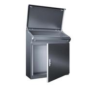 RITTAL Rittal Pupitre sur pied 2 portes avec plaque de montage TP 2686.600 Quantité:1