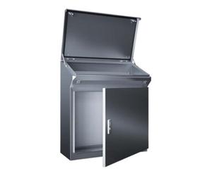 RITTAL Rittal Pupitre sur pied 2 portes avec plaque de montage TP 2686.600 Quantité:1