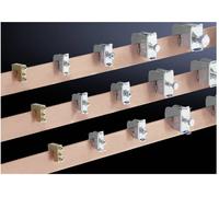 Bloc de jonction pour C.I Rittal 3455.500 Tôle d'acier 15 pc(s)