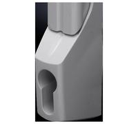 Rittal TS 8611.340 pour serrure demi cylindre nickel (mat) 1 pc(s)