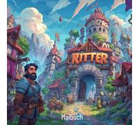 Ritter Malbuch - 45 Heldenhafte Abenteuer in Burgen und auf dem Schlachtfeld | Mittelalter, Pferde & Kampf zum Ausmalen für Kinder & Erwachsene von mediamake.de