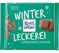 Ritter Sport Amandes grillées Délice d'hiver Chocolat au lait 100g