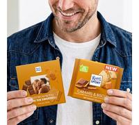 Ritter Sport Chocolat personnalisé - Ritter Sport chocolat biscuit-caramel avec nom ou texte, cadeau anniversaire (Biscuit caramel)