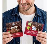 Ritter Sport Chocolat personnalisé - Ritter Sport chocolat noir aux noisettes entières avec nom ou texte, cadeau anniversaire (Noir, noisettes entières)