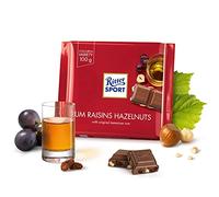 Ritter Sport Chocolat | Ritter Sport Avec Rhum Et Noix De Raisin | Chocolat Ritter Sport | Tablette De Chocolat Ritter Sport | 100 Gramme Total