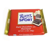 Ritter Sport Dark Chocolate with Marzipan (3.5 ounce) Bar by Ritter Sport