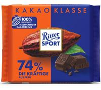 Ritter Sport Edelbitter cacao classe la forte du Pérou 100g
