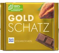 Ritter Sport Goldschatz chocolat au lait avec note de cacao 250g