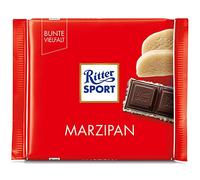 Ritter Sport Marzipan (chocolat végan sans lactose avec de la pâte d’amande) 800g (8x100g)