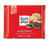 Ritter Sport Massepain Chocolat noir 100 g (lot de 4)