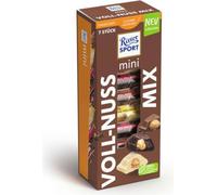 Ritter Sport Mini 7 noix pleines Mélange de chocolat Paquet de 116g