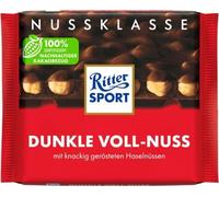 Ritter Sport Nuss-Klasse Dunkle Voll-Nuss 100g