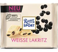 Ritter Sport réglisse chocolat blanc accent épicé tablette 100g