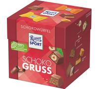 Ritter Sport Schokowürffel Schoko Gruß avec différentes sortes 176g