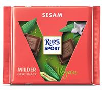 Ritter Sport Sesam (chocolat végan sans lactose avec du sésame) 100g