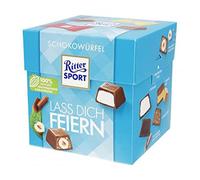 Ritter Sport SPORT Boîte de dés à chocolat Lass dich feiern