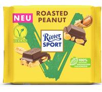 Ritter Sport Vegan Roasted Peanut Édition Végane Tablette de chocolat 100g