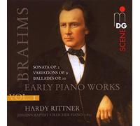 RITTNER HARDY (piano) - Brahms: Fruhe Klavierwerke Vol 1 Hardy Rittner