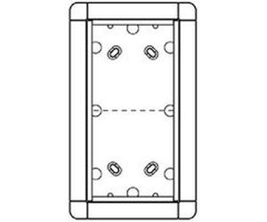 Ritto 1883270 Unité à encastrer pour portier interphone 2 voies Blanc G