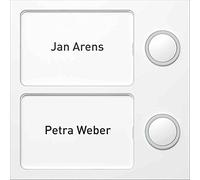 Module interphone portier 2 Touches, Blanc, 1875270 Blanc