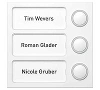 RITTO Portier 1875370 Module à Touches 3 Touches Blanc