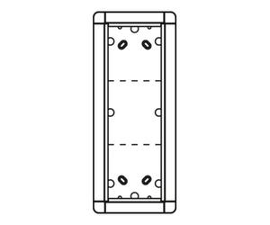 Ritto Ritto Cadre de portier AP si triple, 133x326mm 1883320 Quantité:1