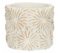 RITUALI DOMESTICI - Cachepot S en résine de Ciment, 11,5 x 11,5 cm, Profondeur 10 cm, Collection Comelanice
