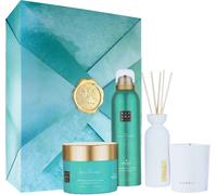 Rituals The Ritual Of Karma Large gift set mousse de douche 200 ml + crème pour le corps 200 ml + bougie parfumée 140 g + mini sticks parfumés 70 ml