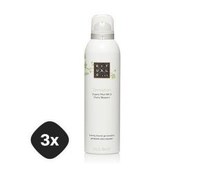 RITUALS ZENSATION Pack 3x 200ml Gel Douche Mousse Arôme Cerise