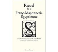 Rituel de la Franc-Maçonnerie Egyptienne