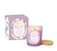 Rituel de L'Âme - Bougie Parfumée Artisanale 300g | Lavande & Romarin | Cire Naturelle Végétale | 50h de Combustion | Relaxation, Bien-être & Décoration