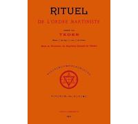 Rituel de l'Ordre Martiniste