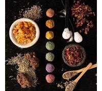 Rituel de rééquilibrage des 7 chakras • Bombita Smudge • Encens artisanal d'herbes fait à la main en Argentine • Lot de 7 Bombitas • Purification énergétique et Harmonisation spirituelle