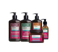 Rituel de soins capillaires - Arganicare - Keratin - Cheveux bouclés - 400ml, 500ml, 100ml