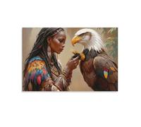 Rituel du chaman aigle1000 Pièces, DIY Puzzle Classique pour Les Adultes et Les Enfants de Plus de 15 Ans 38x52cm