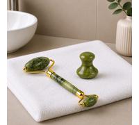 Rituel visage fraîcheur de jade en pierre véritable pour dégonfler et réveiller