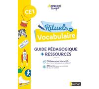 Rituels de vocabulaire - Guide pédagogique CE1 (+ matériel)