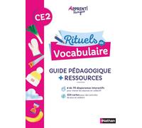 Rituels de vocabulaire - Guide pédagogique CE2 (+ matériel)
