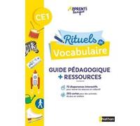 Rituels de vocabulaire - Guide pédagogique + Ressources CE1 Marianne André-Kerebel (Auteur), Marie-Christine Pellé (Auteur)