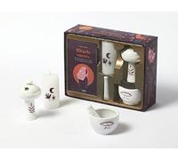 Coffret Rituels Sacrés - Avec 1 Mortier, 1 Brûle-Encens, 1 Bougie Et 1 Livre De 80 Pages